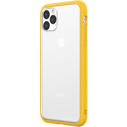 Rhinoshield MOD NX iPhone 11 Pro Max Hardcase Back cover Antiurto - Trasparente / Giallo