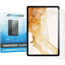 Mobigear Samsung Galaxy Tab S8 Plus Tempered Glass Screen Protector - Case Friendly