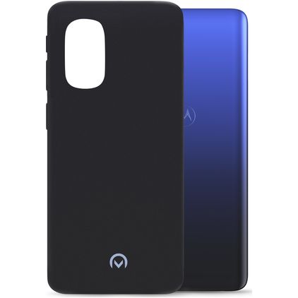 Mobilize Rubber Gelly Motorola Moto G51 5G TPU flexível Capa traseira - Matt Black