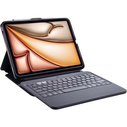 ZAGG Pro Keys 2 iPad Air 13 pulgadas (2024) Funda tipo libro con teclado Bluetooth QWERTY + Portalápices - Negro