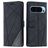 Mobigear Rhombus Google Pixel 9 Pro Wallet case - Black