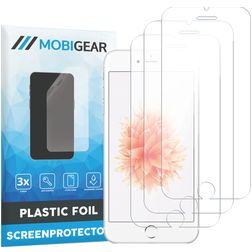 Mobigear iPhone SE (2016) Protector de pantalla Film - Compatible con fundas (pack de 3)