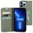 Mobiparts Classic Wallet iPhone 13 Pro Max Wallet case - Stone Green