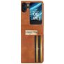 Mobigear Excellent Wallet OPPO Find N2 Flip Hårdt Bagsidecover - Cognac