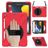 Mobigear SureGrip XGuard iPad 7 (2019) Plastica rigida / Silicone Back cover + Portapenna + Tracolla + Supporto - Rosso