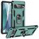 Mobigear Armor Ring Google Pixel 7 Plástico rígido Capa traseira Antichoque com anel - Verde