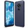 Mobigear Brushed Slim Nokia 7.2 TPU flexível Capa traseira - Azul marinho
