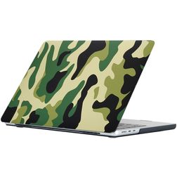 Mobigear Design MacBook Air 15 polegadas (2023-2026) Capa rígida para MacBook - Jungle Camauflage - Modelo A2941 / A3114 / A3241 / A3448