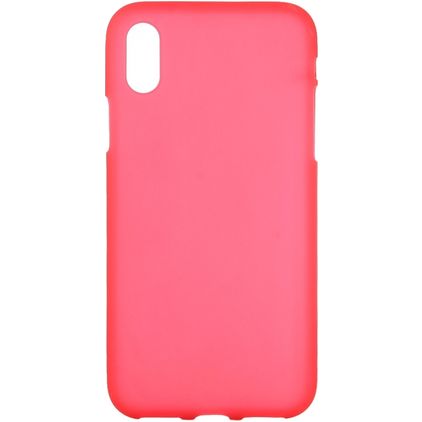 Mobigear Colors iPhone XS Max Flexibilní TPU Zadní kryt - Červená