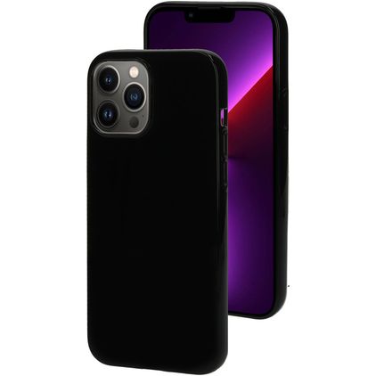Mobiparts Classic iPhone 13 Pro Max TPU flexível Capa traseira - Preto