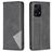 Mobigear Rhombus Slim HONOR 200 Lite Lompakkokotelo - Musta