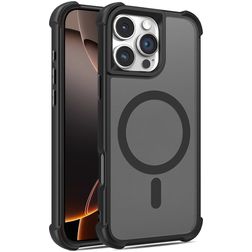 Mobigear Armor Shield iPhone 16 Pro Max MagSafe Hardcase Etui plecki - Czarny