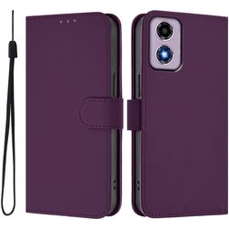 Mobigear Urban Wallet Motorola Moto G04 Plånboksfodral med sedelfack - Lila