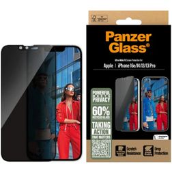 PanzerGlass Ultra-Wide Fit iPhone 13 Pro Glas Skærmbeskytter Privacy - Case Friendly - Sort