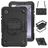 Mobigear SureGrip Xtreme Samsung Galaxy Tab A9 (2023) Capa Plástico rígido / Silicone Capa traseira + Alça de ombro + Suporte - Preto