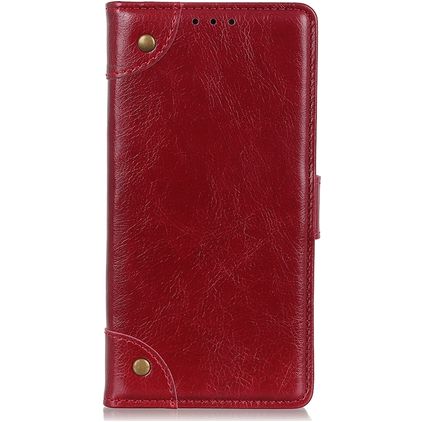 Mobigear Ranch OPPO A31 Plånboksfodral med sedelfack - Vinröd