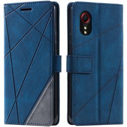 Mobigear Rhombus Samsung Galaxy Xcover 7 Plånboksfodral med sedelfack - Blå