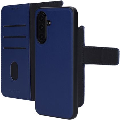 Mobiparts Samsung Galaxy A17 Cover Ægte læder Aftageligt 2-i-1-pungetui med Seddelrum - Blå