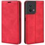Mobigear Retro Slim OPPO Reno 8 5G Plånboksfodral med sedelfack - Röd