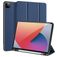 Dux Ducis Domo iPad Pro 11 polegadas (2022) Capa livro + Suporte para caneta stylus - Azul