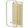 Mobilize Gelly Plus Clear iPhone 5 Elastyczne TPU Etui plecki - Champagne