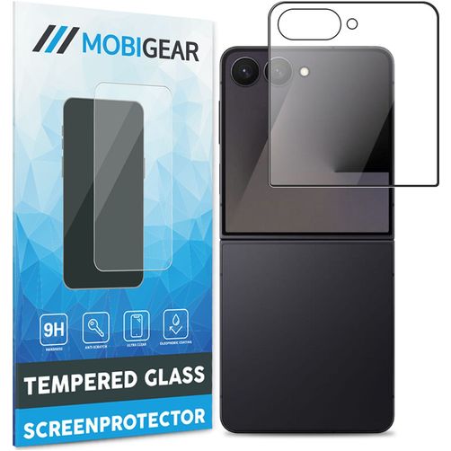 Mobigear Premium Samsung Galaxy Z Flip 7 Tempered Glass Screen Protector - Case Friendly - Black