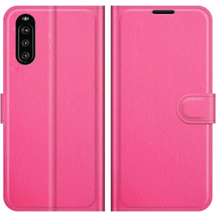 Mobigear Classic Sony Xperia 10 III Funda tipo libro Cartera - Magenta
