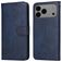 Mobigear Wallet iPhone 17 Pro Max Knížkové pouzdro Peněženka - Modrá