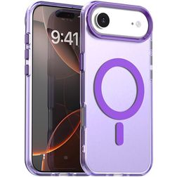 Mobigear Shockproof iPhone Air MagSafe Plástico rígido Capa traseira - Roxo