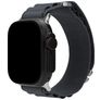 Mobilize Alpine Nylon Apple Watch Urrem Spændelås - 42/41/40/38 mm - Dark Grey