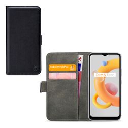 Mobilize Classic Gelly Wallet Realme C11 (2021) Lompakkokotelo + Setelitasku - Musta