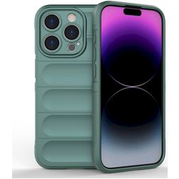 Mobigear Bumpy iPhone 15 Pro TPU flexible Carcasa - Verde