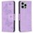 Mobigear Butterfly iPhone 15 Pro Max Wallet case - Purple