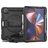 Mobigear SureGrip Xtreme iPad Pro 12,9 tommer (2021) Cover Hård plast / Silikone Bagsidecover + Stylus-holder + Skulderrem + Stander - Sort
