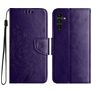 Mobigear Flowers Samsung Galaxy A36 Wallet case - Purple