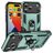 Mobigear Armor Ring iPhone 18 Pro Max Funda Plástico rígido Carcasa Antigolpes con anillo - Verde
