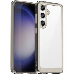 Mobigear Crystal Samsung Galaxy S24 Hard Case Back cover - Grey