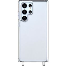 Mobigear Mix & Match Trasparente Samsung Galaxy S22 Ultra TPU flessibile Cover con cordino - Trasparente