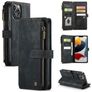 CaseMe C30 iPhone 13 Pro Funda tipo libro Cartera - Negro