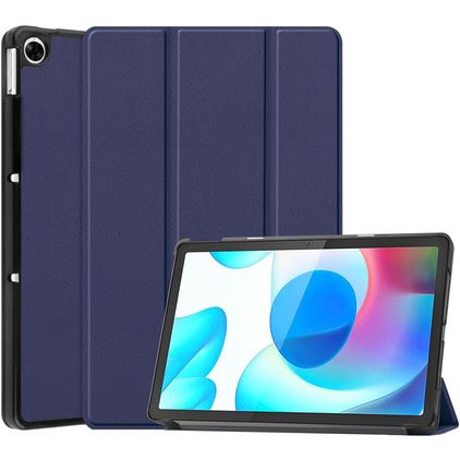 Mobigear Tri-Fold Realme Pad 10.4 (2021) Lompakkokotelo - Tummansininen