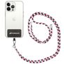 Mobigear Lanyard Cordón para móvil universal ajustable - Blanco / Rojo / Verde