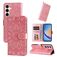 Mobigear Sunflower Samsung Galaxy A35 Capa livro Carteira - Rosa dourado