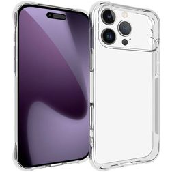 Mobigear Cushion Transparentní iPhone 17 Pro Max Flexibilní TPU Zadní kryt - Průhledná