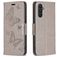 Mobigear Butterfly Samsung Galaxy A24 Lompakkokotelo + Setelitasku - Harmaa