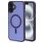 Mobiparts Hardcover iPhone 16 Plus MagSafe Fodral Hårdplast Skal - Satin Purple