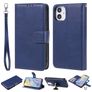 Mobigear Wallet iPhone 12 Mini Case Detachable 2-in-1 Wallet Case Wallet - Blue