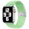 Mobigear Braided Pasek Nylon do Apple Watch Zapięcie zaciskowe - 49/46/45/44 mm - Limonkowy