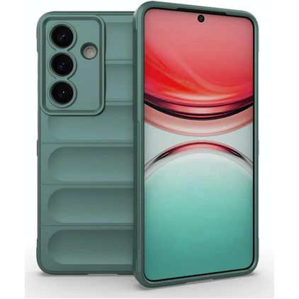 Mobigear Bumpy Samsung Galaxy S26 Flexibel TPU Skal - Mörkgrön