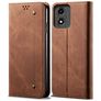 Mobigear Ranch Motorola Moto E14 Wallet case - Brown