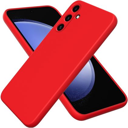 Mobigear Colors Samsung Galaxy A35 Silicone Back cover - Red